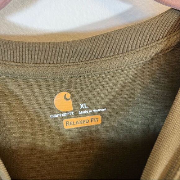 ✨ Carhartt Men’s Green Long Sleeve Shirt XL - Picture 4 of 9